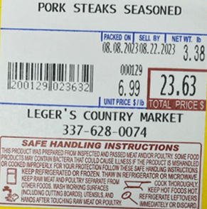 A label on a yellow package

Description automatically generated